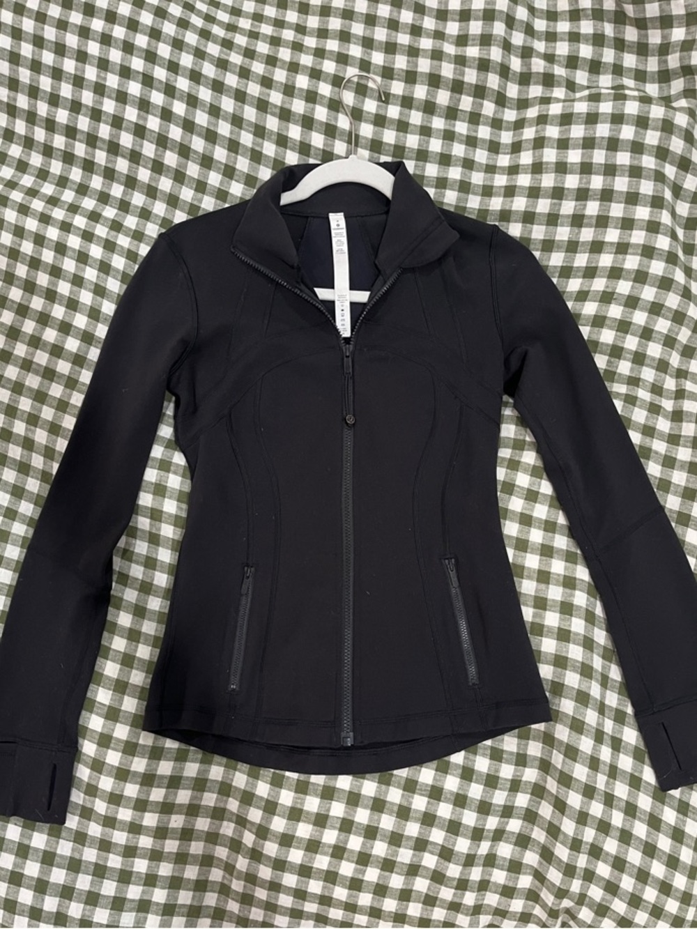 lululemon athletica Black Fitted Zip-Up Define Jacket